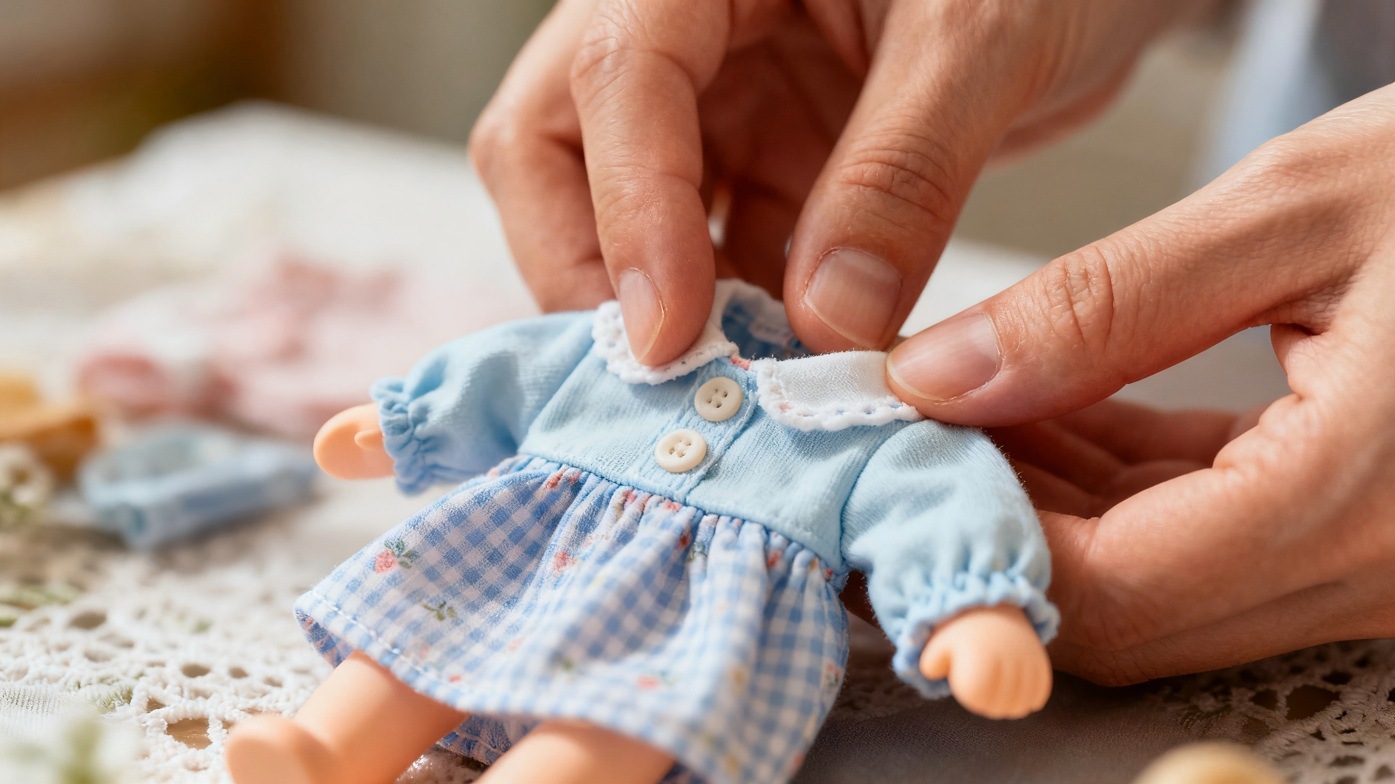 Tailored measurements for 1/4 BJD doll clothing