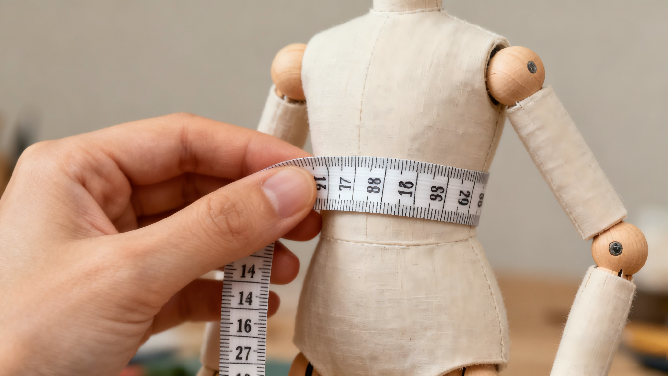 measuring BJD doll body for custom clothing fit
