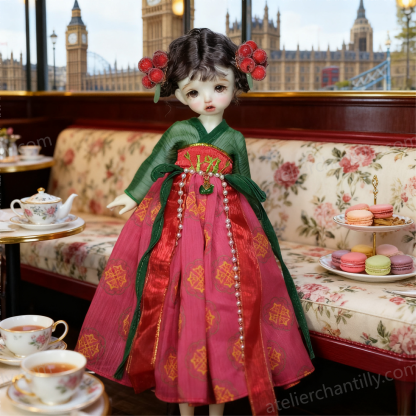 Oriental Elegance Hanfu-Style Dress for 1/6 BJD Dolls | Atelier Chantilly -A11-Atelier Chantilly