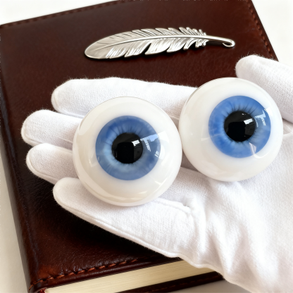 Realistic Blue Glass Eyes for 1/3 1/4 1/6 BJD Dolls | Atelier Chantilly-Atelier Chantilly