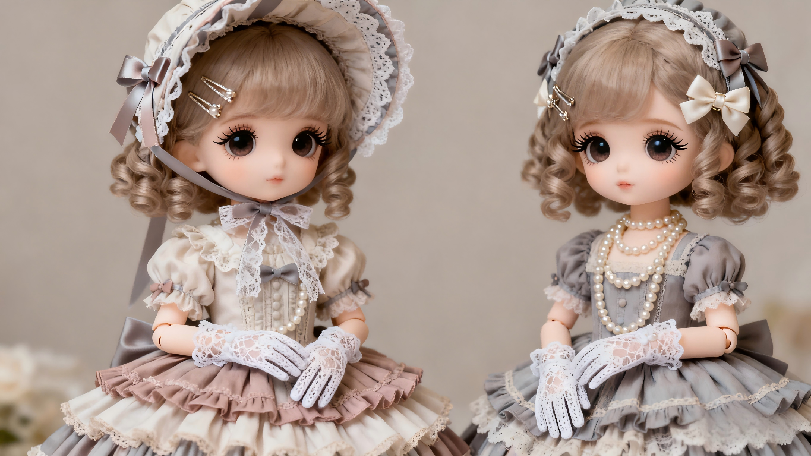 Lolita BJD outfit styling for display and photography
