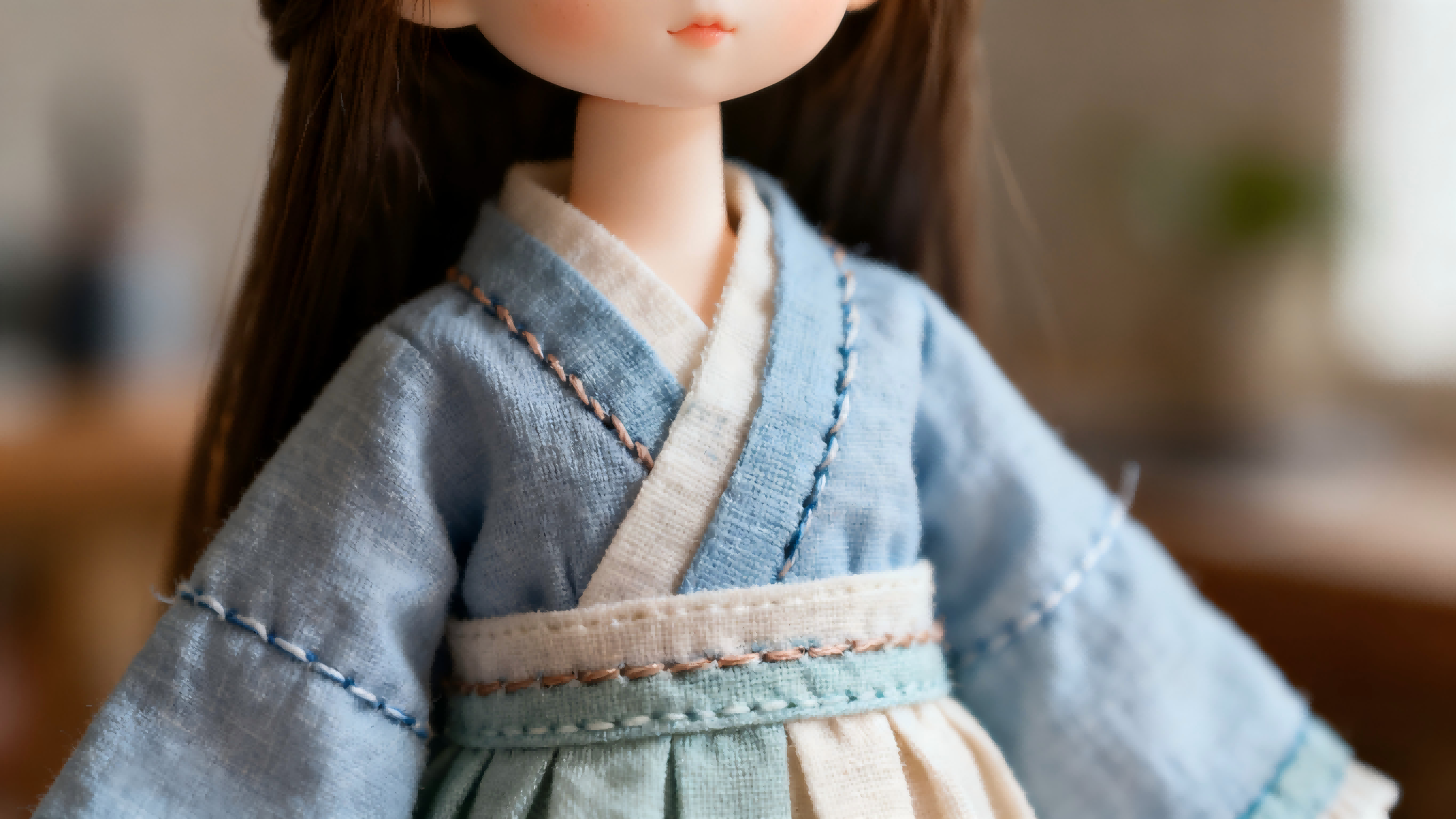 Handmade craftsmanship of ancient style BJD clothing