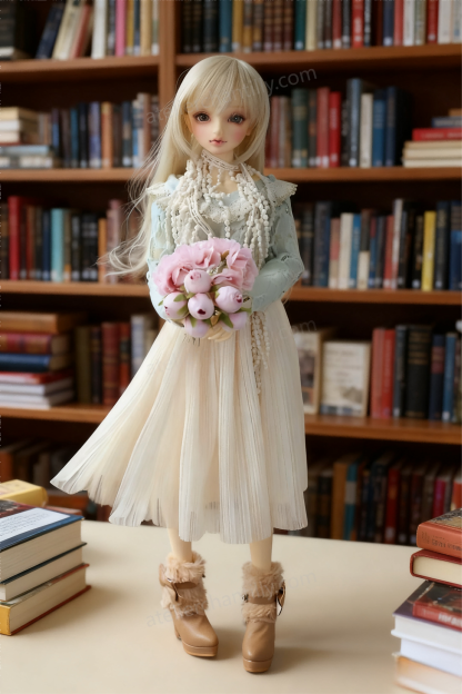 Pastel Vintage Lace Dress Outfit for 1/3 BJD Dolls | Atelier Chantilly