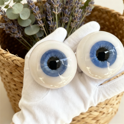 Realistic Blue Glass Eyes for 1/3 1/4 1/6 BJD Dolls | Atelier Chantilly-Atelier Chantilly