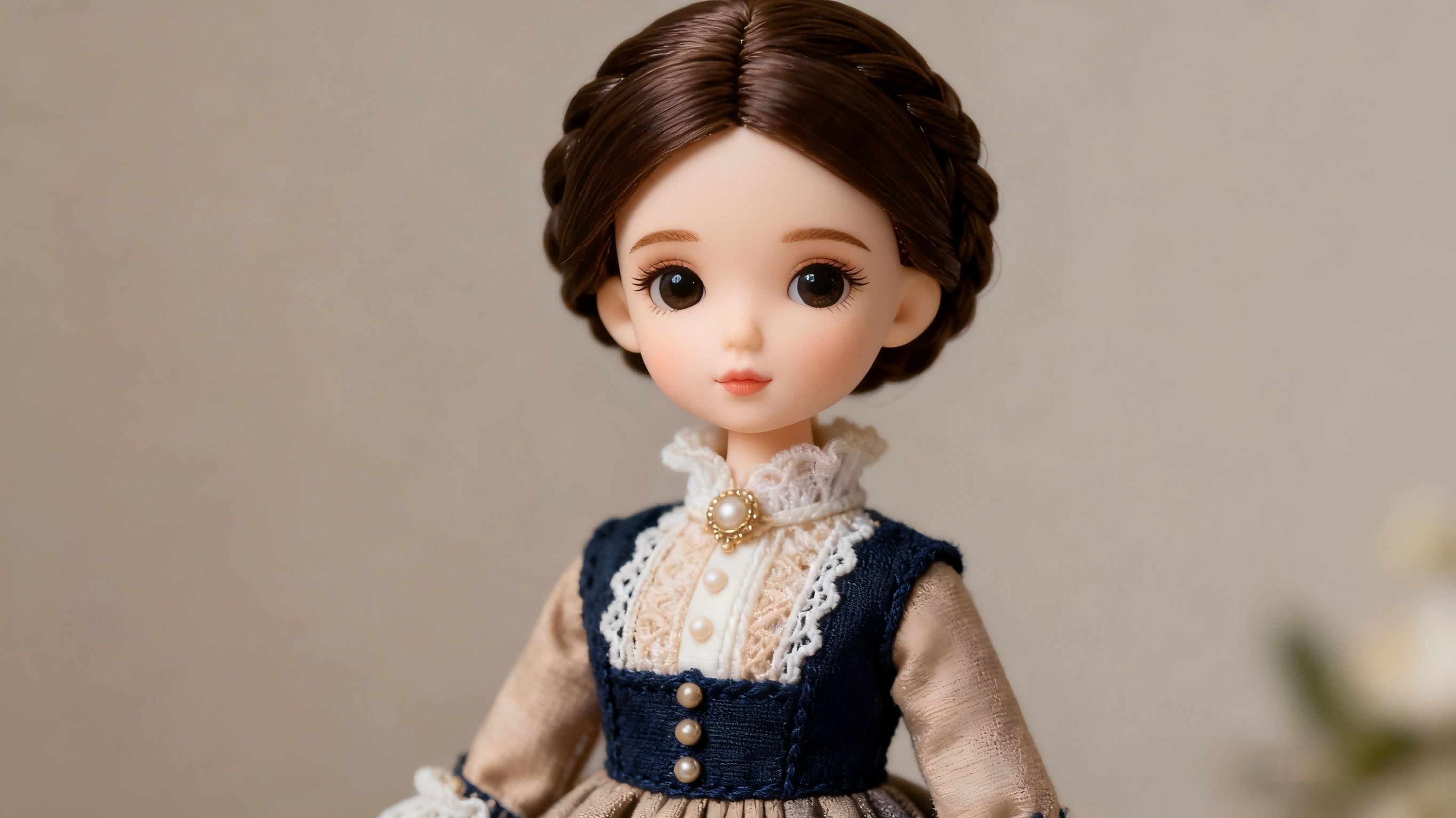 1/3 BJD doll wearing a handmade outfit showing accurate clothing fit