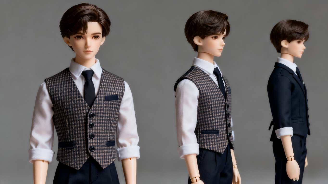 BJD clothing overall fit and symmetry from different angles