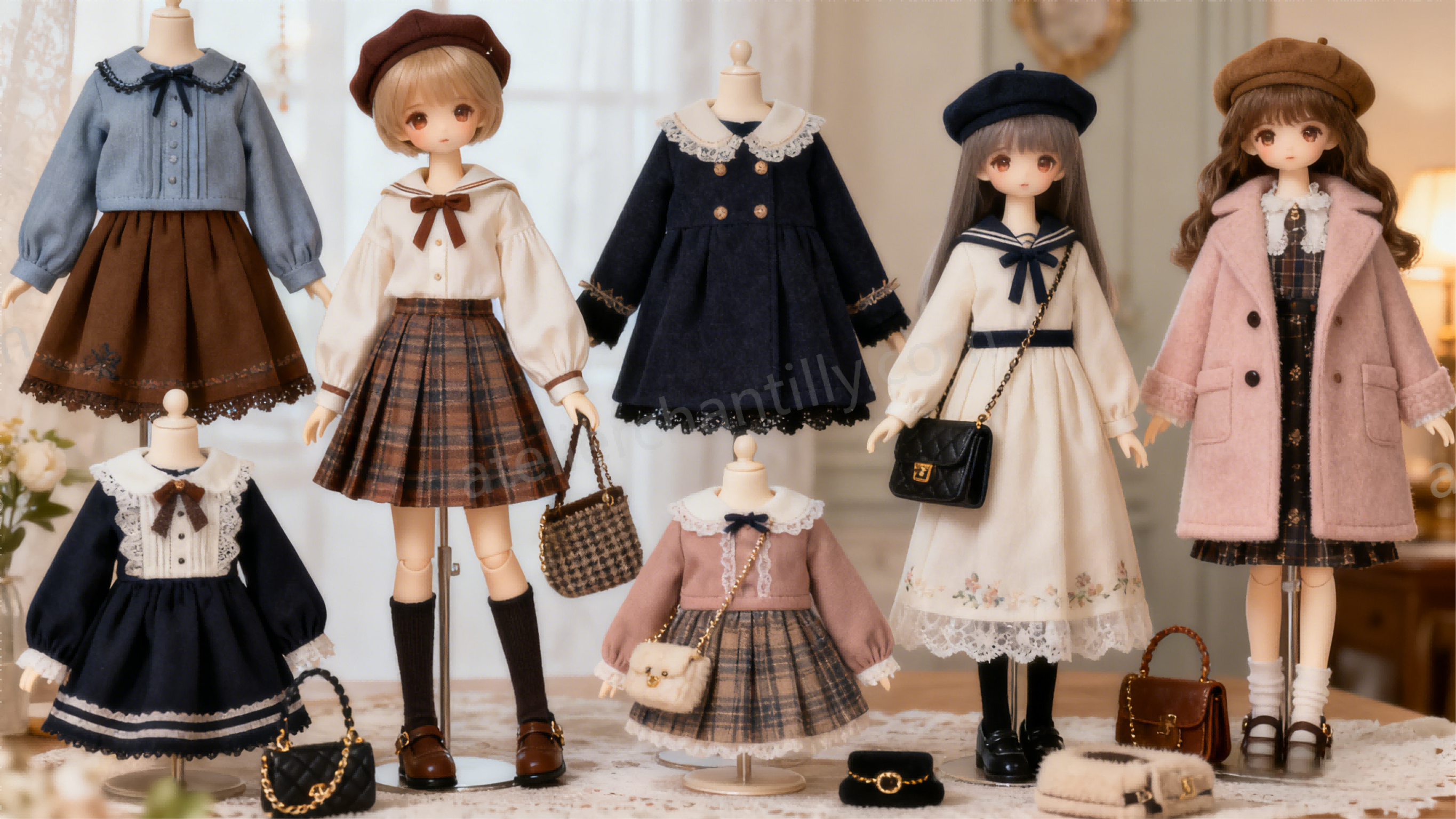 Unique 1/6 BJD doll outfit design