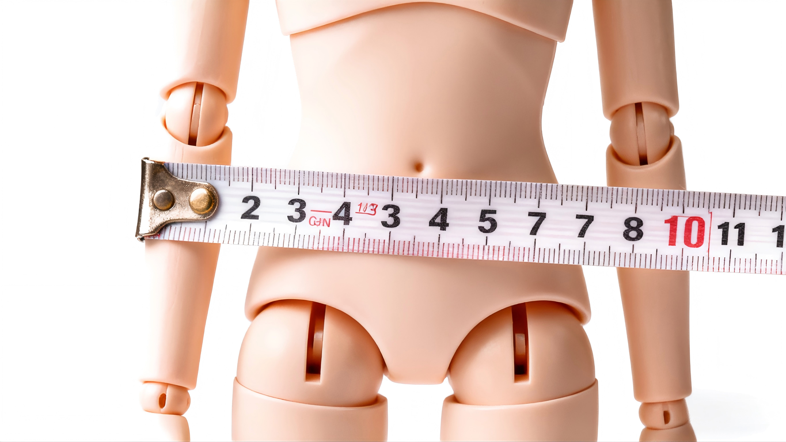 Measuring a 1/3 BJD doll body for accurate clothing size