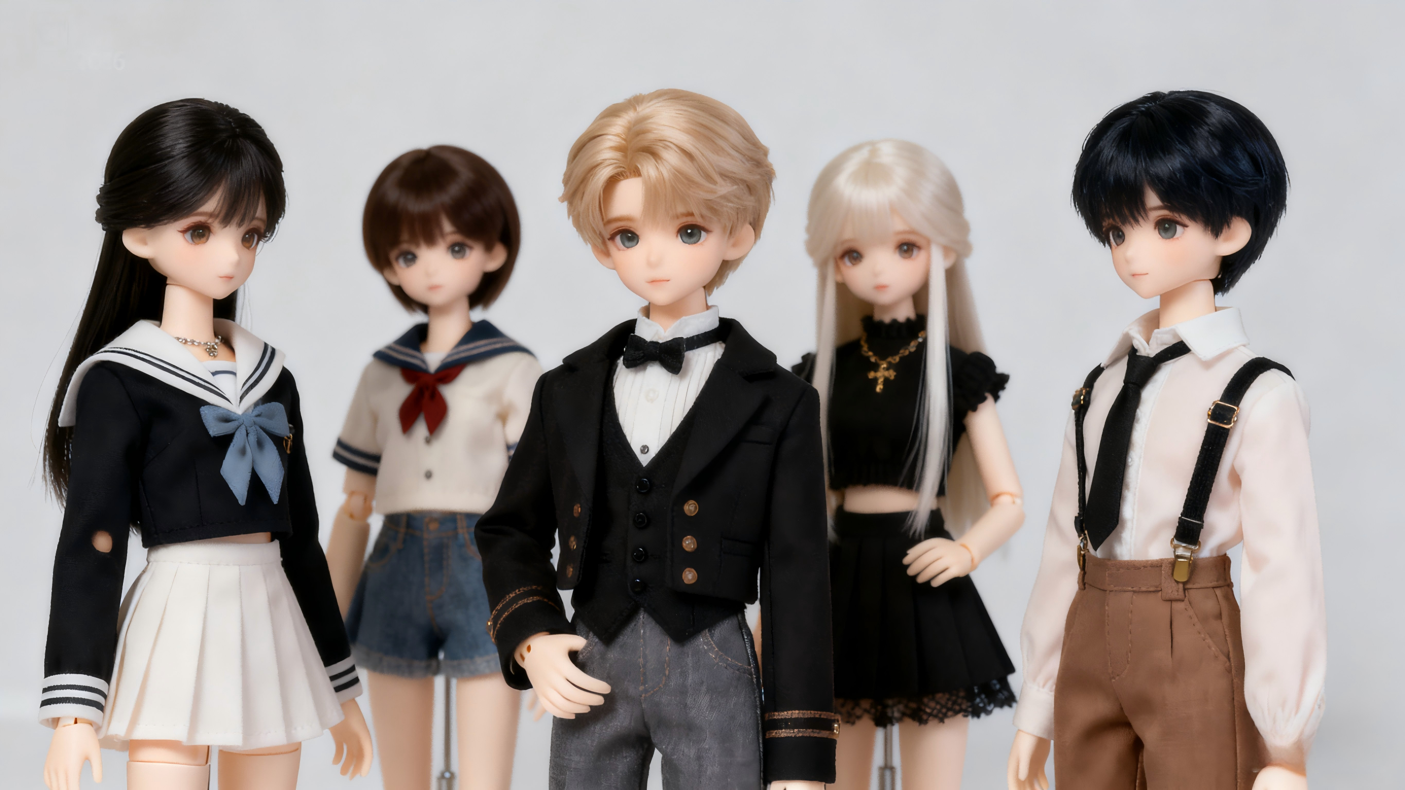 BJD dolls displaying a mix of top fashion trends for 2026