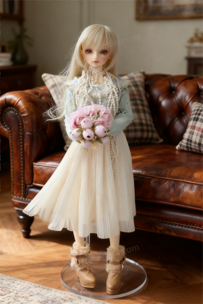 Pastel Vintage Lace Dress Outfit for 1/3 BJD Dolls | Atelier Chantilly