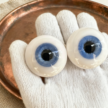 Realistic Blue Glass Eyes for 1/3 1/4 1/6 BJD Dolls | Atelier Chantilly-Atelier Chantilly