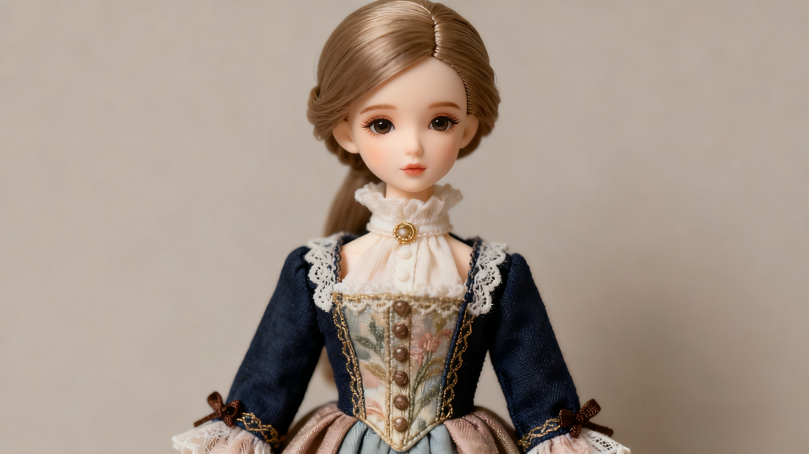 1/6 BJD doll wearing a handmade outfit with proper fit