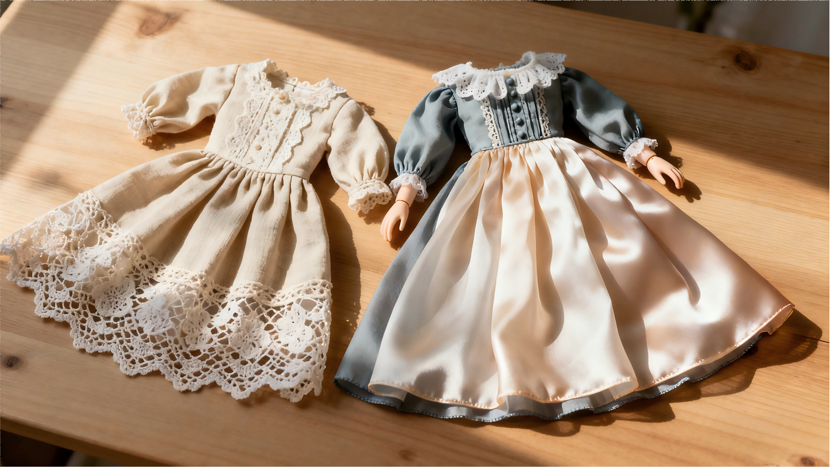 fabric care for handmade BJD doll clothes with delicate materials