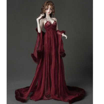 royal sister tulle skirt for 1/4 bjd doll
