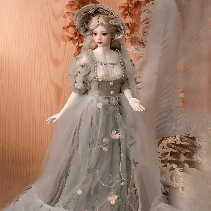 light colored skirt for 1/6 bjd doll