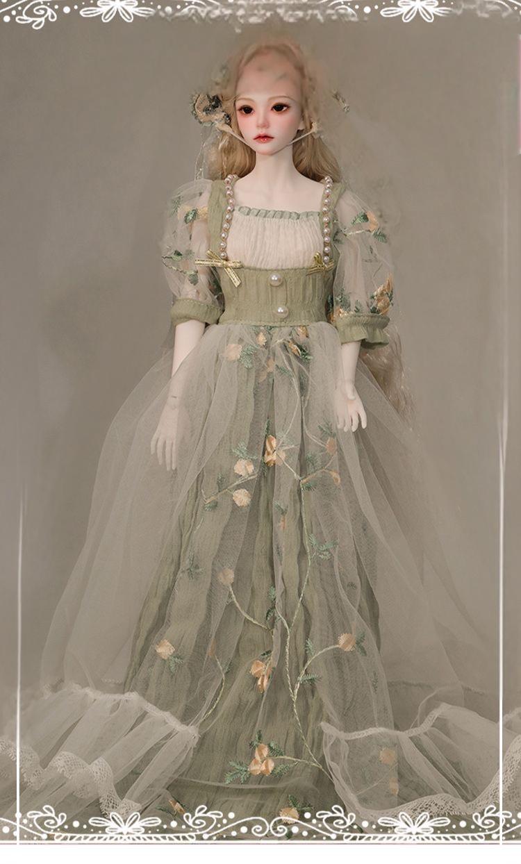 light colored skirt for bjd dolls 1/3 1/4 1/6