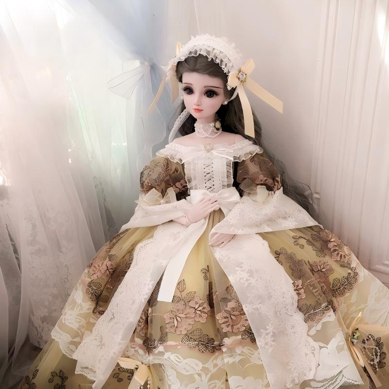 retro palace pleated skirt for 1/4 bjd doll