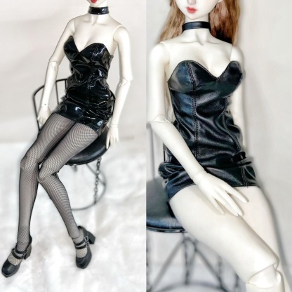 sexy leather skirt for 1/6 bjd doll
