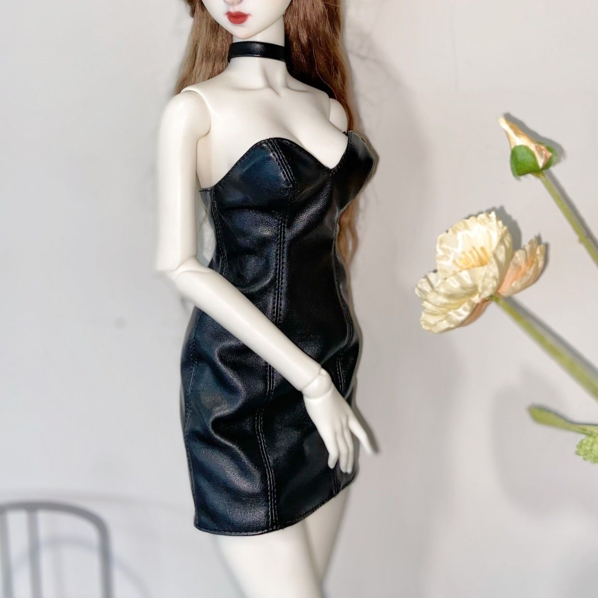 sexy leather skirt for bjd dolls 1/3 1/4 1/6