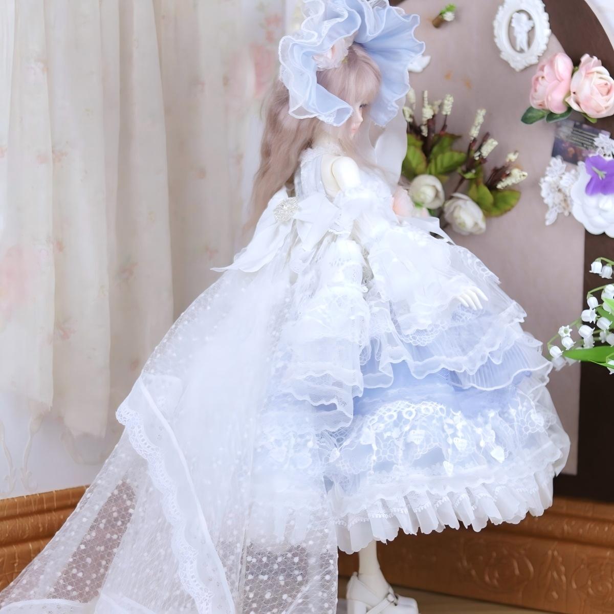 noble manor style skirt for bjd dolls 1/3 1/4 1/6