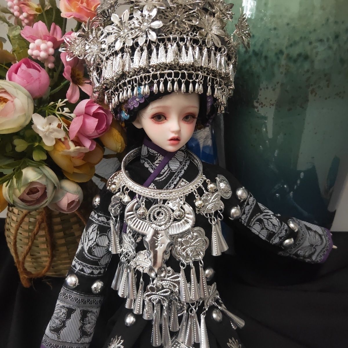 ethnic minority costume set for 1/6 bjd doll