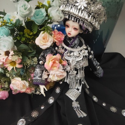 ethnic minority costume set for 1/3 bjd doll