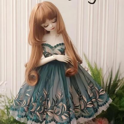 fabric texture detail tracy skirt for bjd dolls