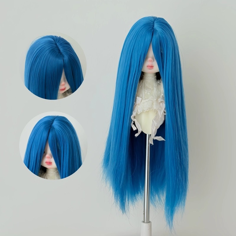 **BDJ Doll Wig Sakura Pink Long Hair | Cute Doll Hairpiece**