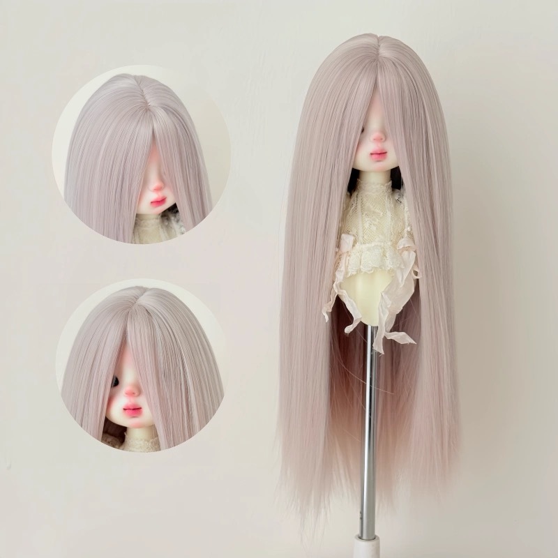 BDJ Doll Wig Midnight Black Long Straight Wig | BDJ Accessories