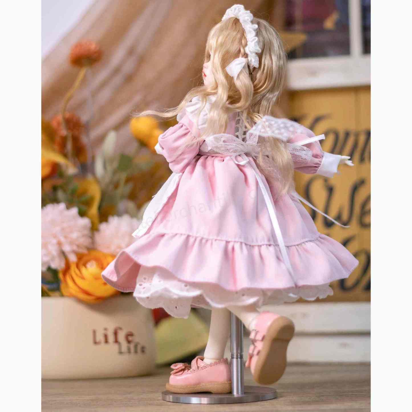 Sweet Pink Maid Lolita Dress for 1/6 BJD Dolls | Atelier Chantilly --A09-Atelier Chantilly