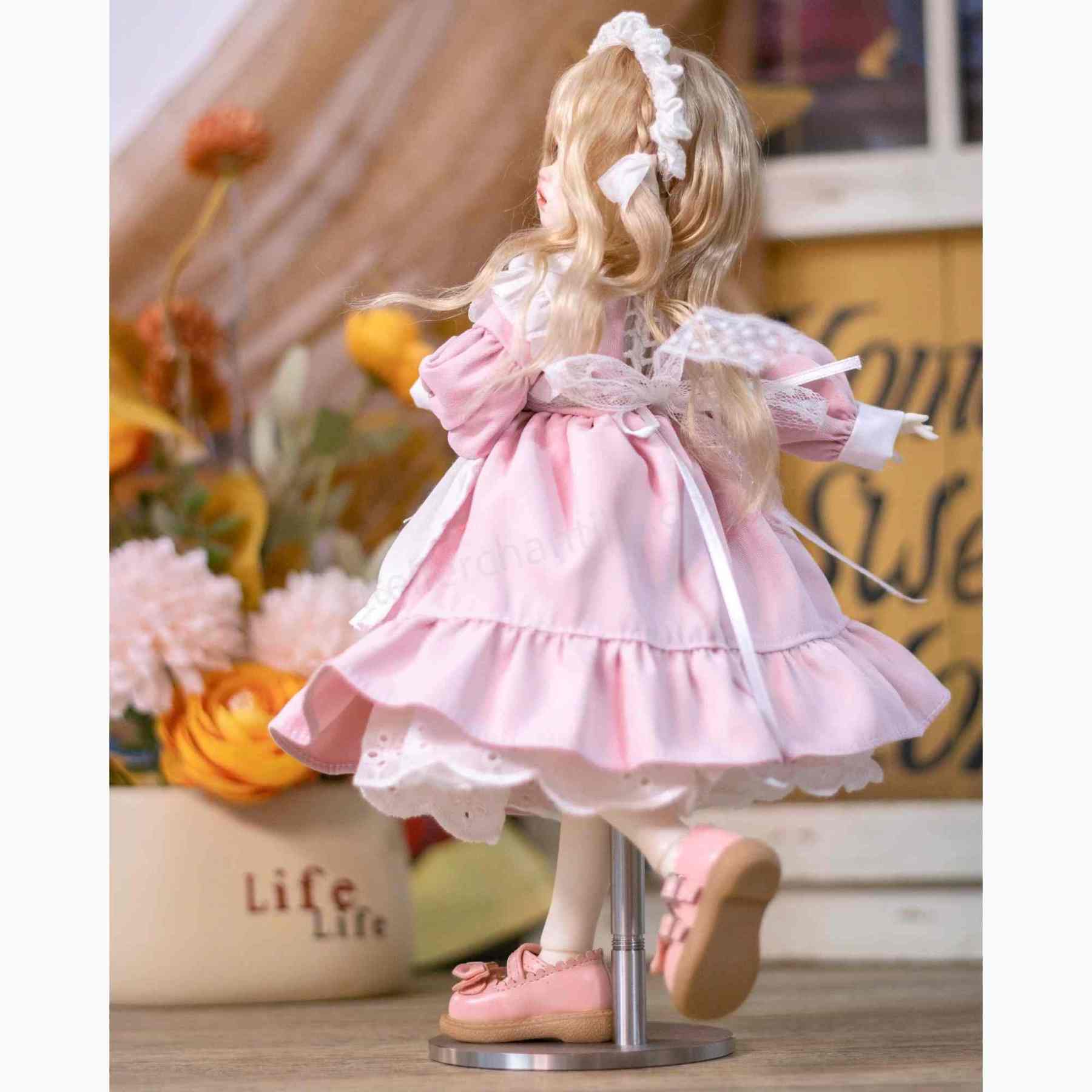 Sweet Pink Maid Lolita Dress for 1/6 BJD Dolls | Atelier Chantilly --A09-Atelier Chantilly