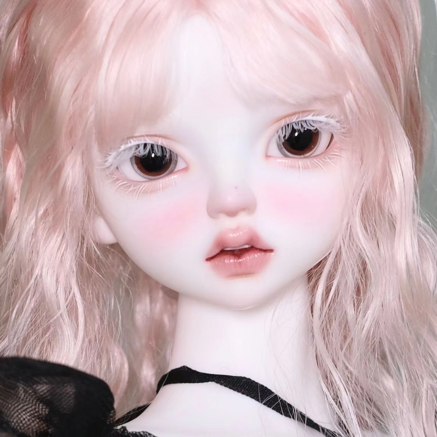 1/3 BJD Doll with Brown Glass Eyes in Elegant Look - atelierchantilly