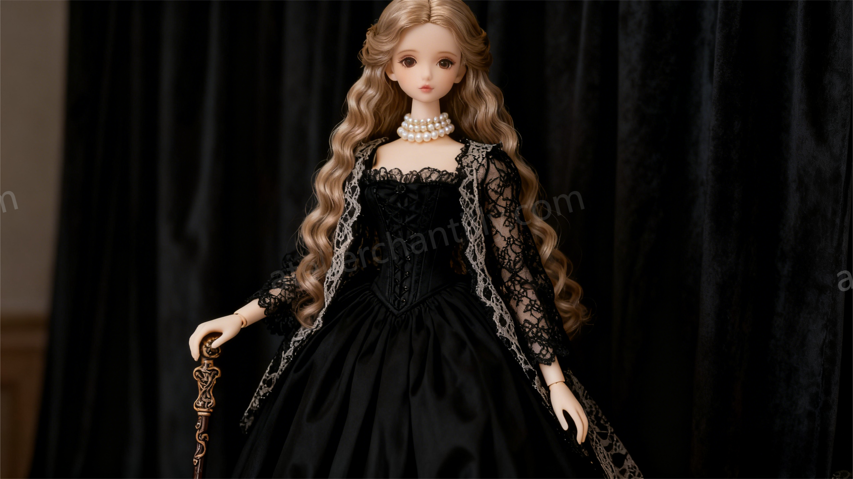 Corset Victorian BJD Look - elegant waistline + puffy skirt for historical styling | atelierchantilly.com