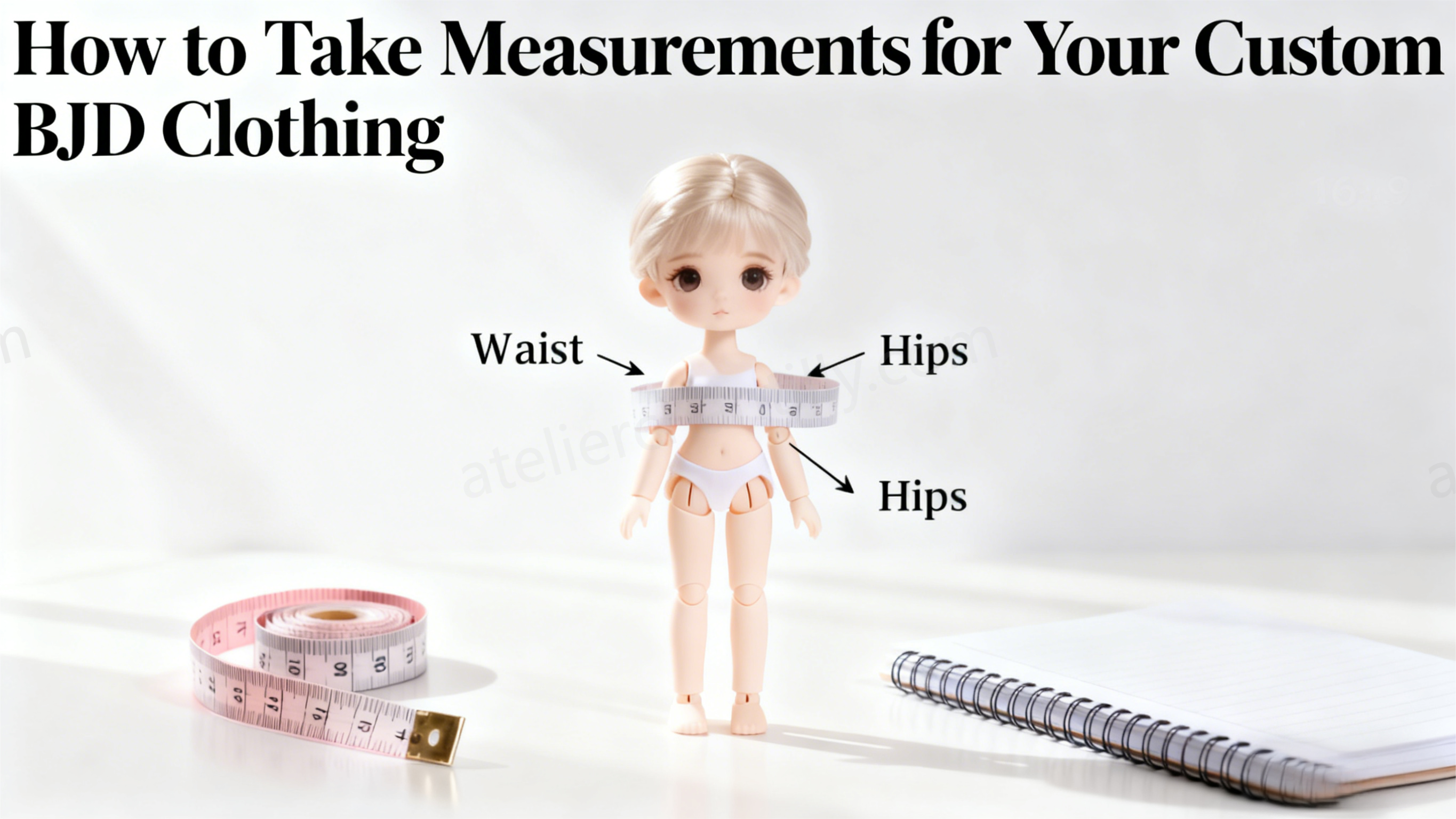 BJD shoulder width arm length leg inseam measurements - custom doll clothing tailoring tips