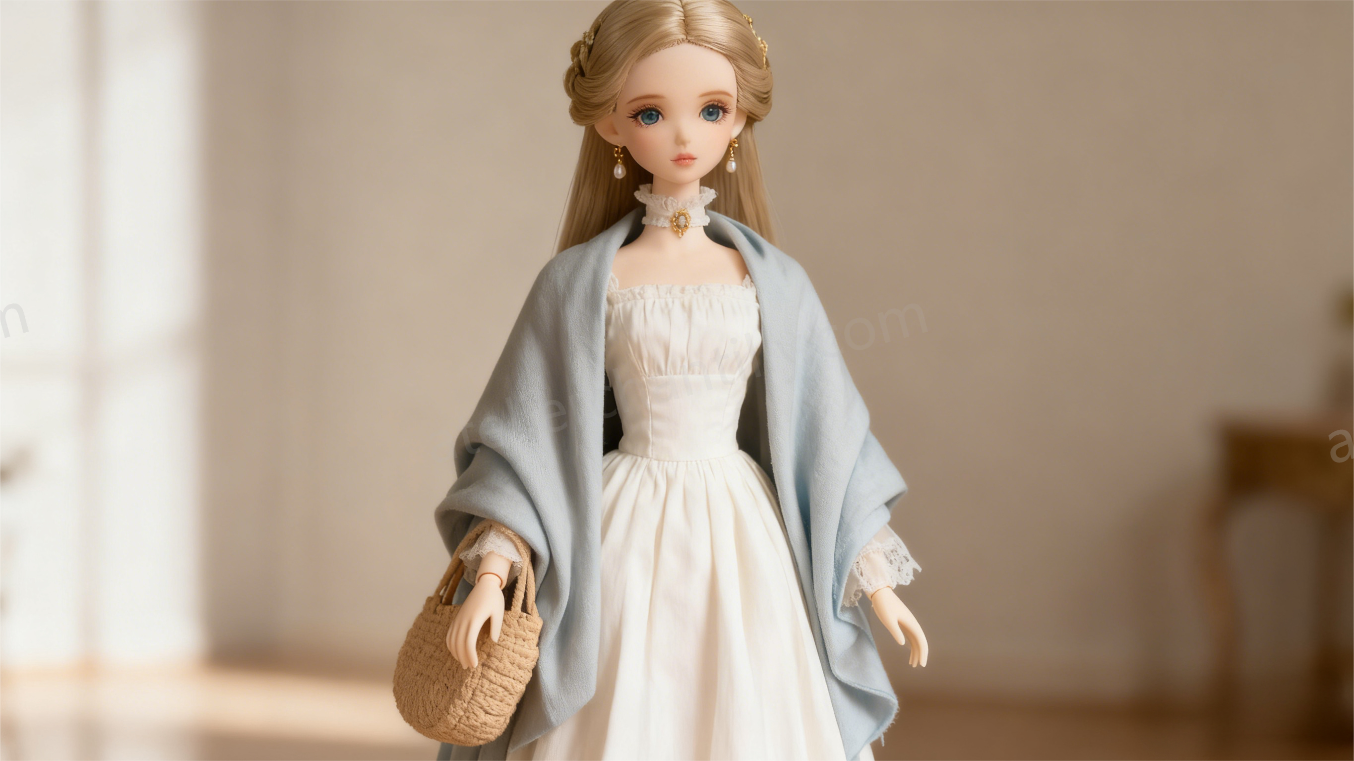 2025 BJD Natural Tones Minimalism - creamy white/sandy minimalist fashion | atelierchantilly.com
