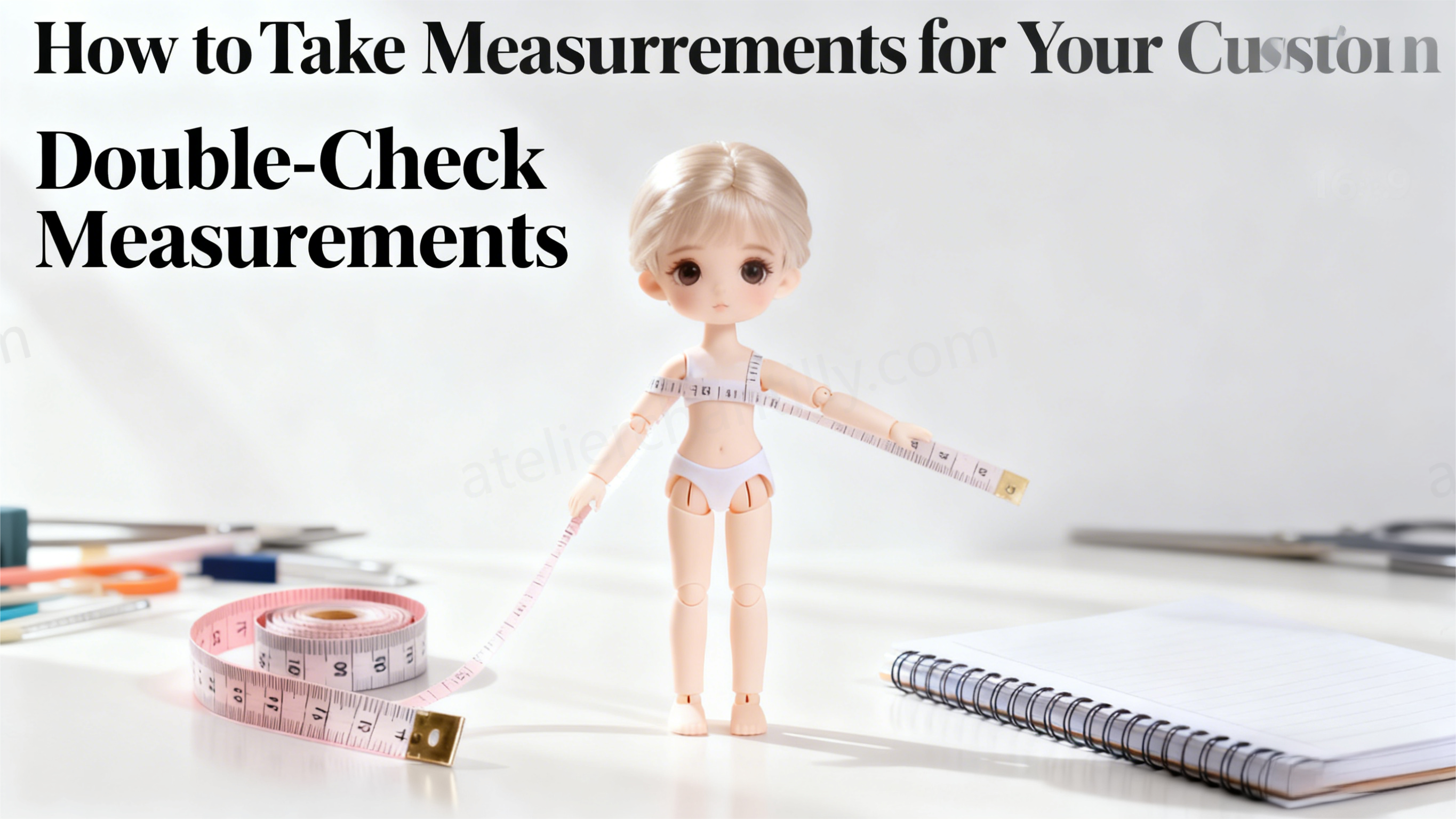 Double check BJD measurements for custom clothing - high-quality handmade BJD outfits collection