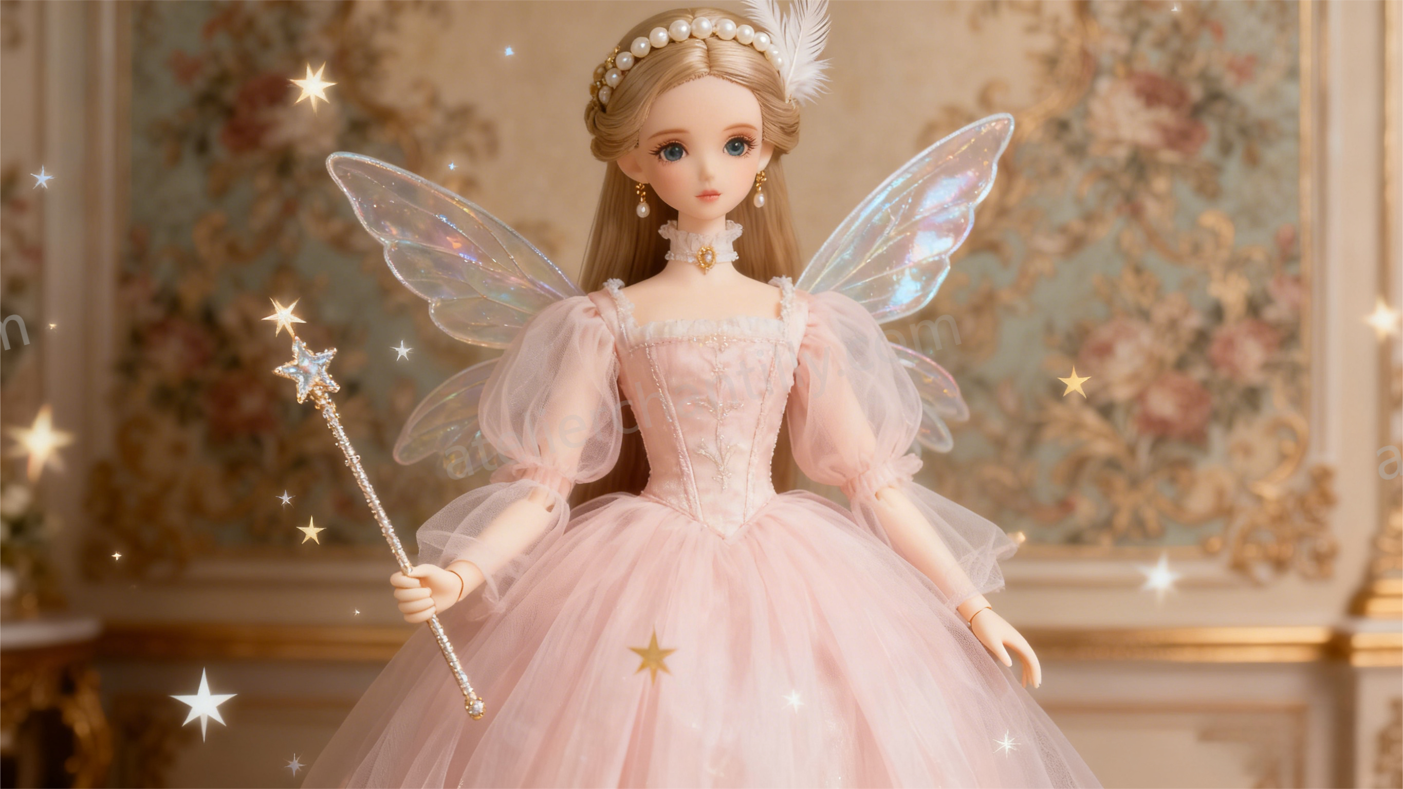 BJD Fairy Tale Fantasy Trend 2025 - pearl/feather + custom clothing | atelierchantilly.com