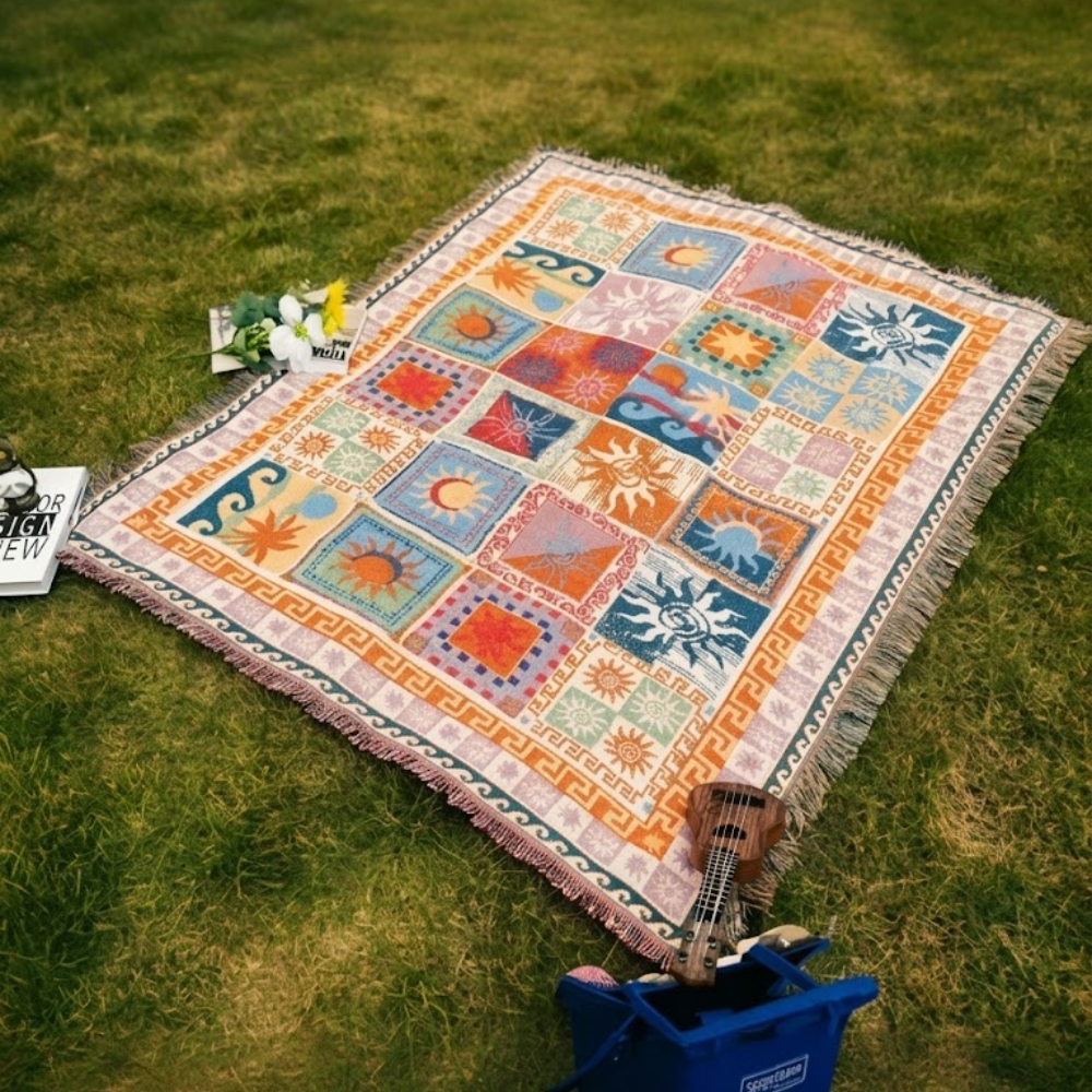 Outdoor Blanket Portable Thick Picnic Rug