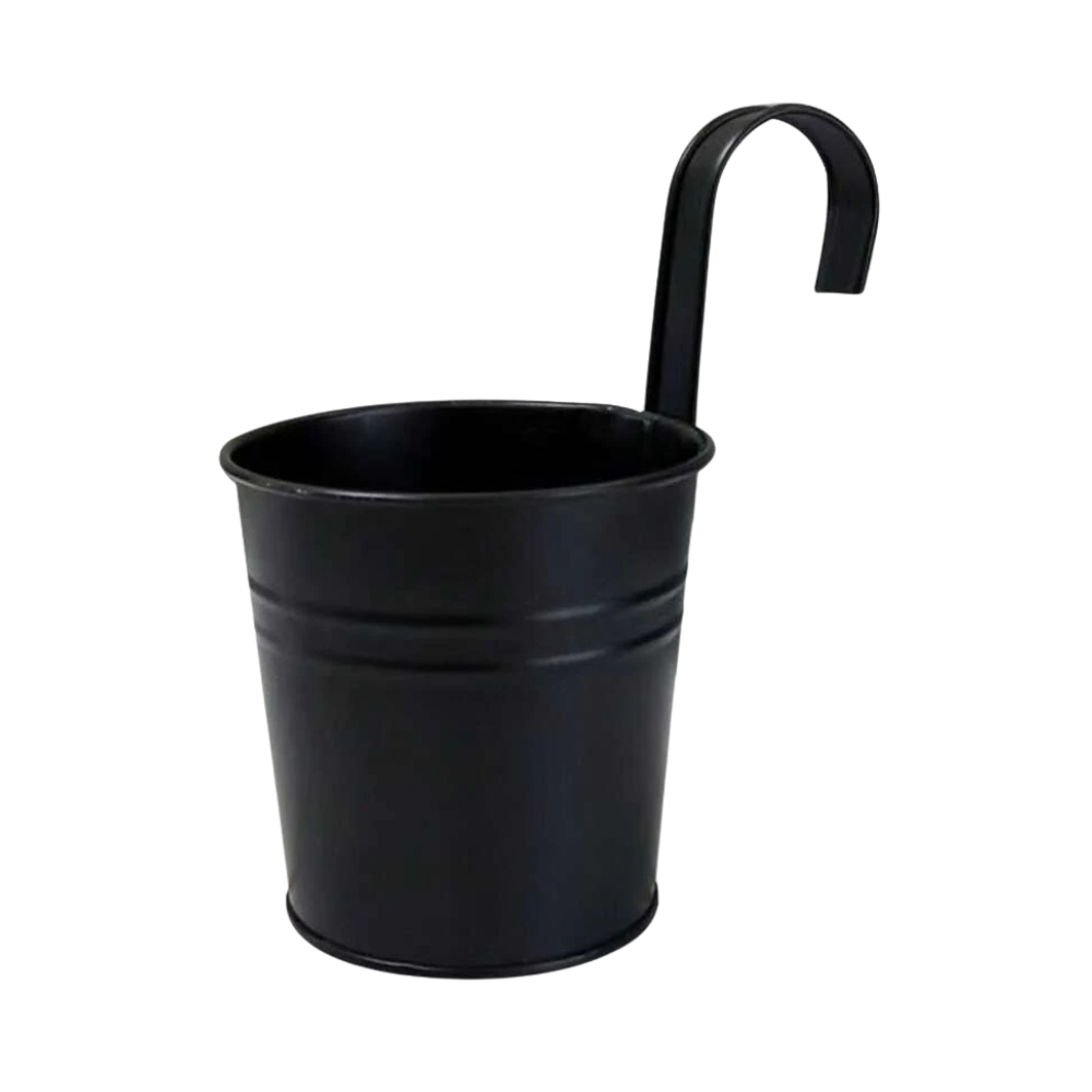 Classic Metal Flower Buckets Set For Garden Vase And Decor Use