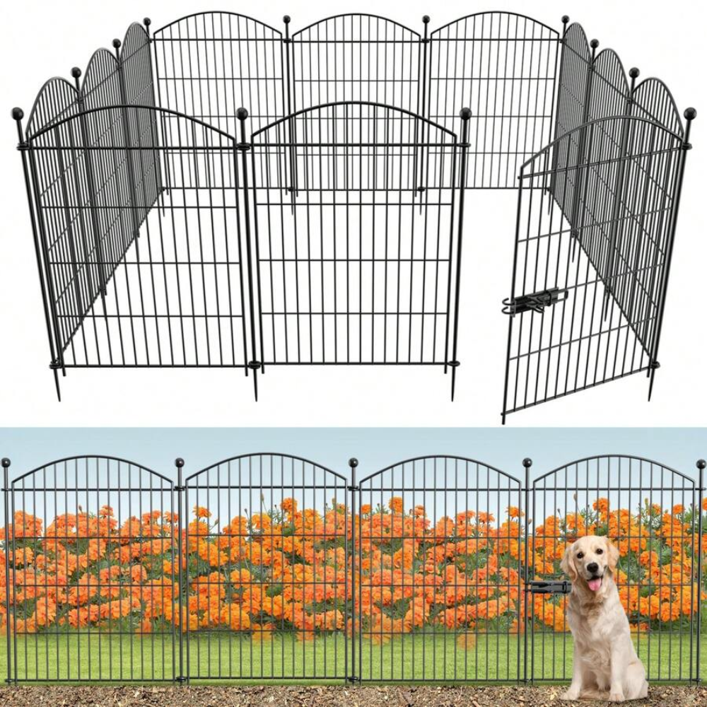 Decorative Garden Fence Animal Barrier With Gate
