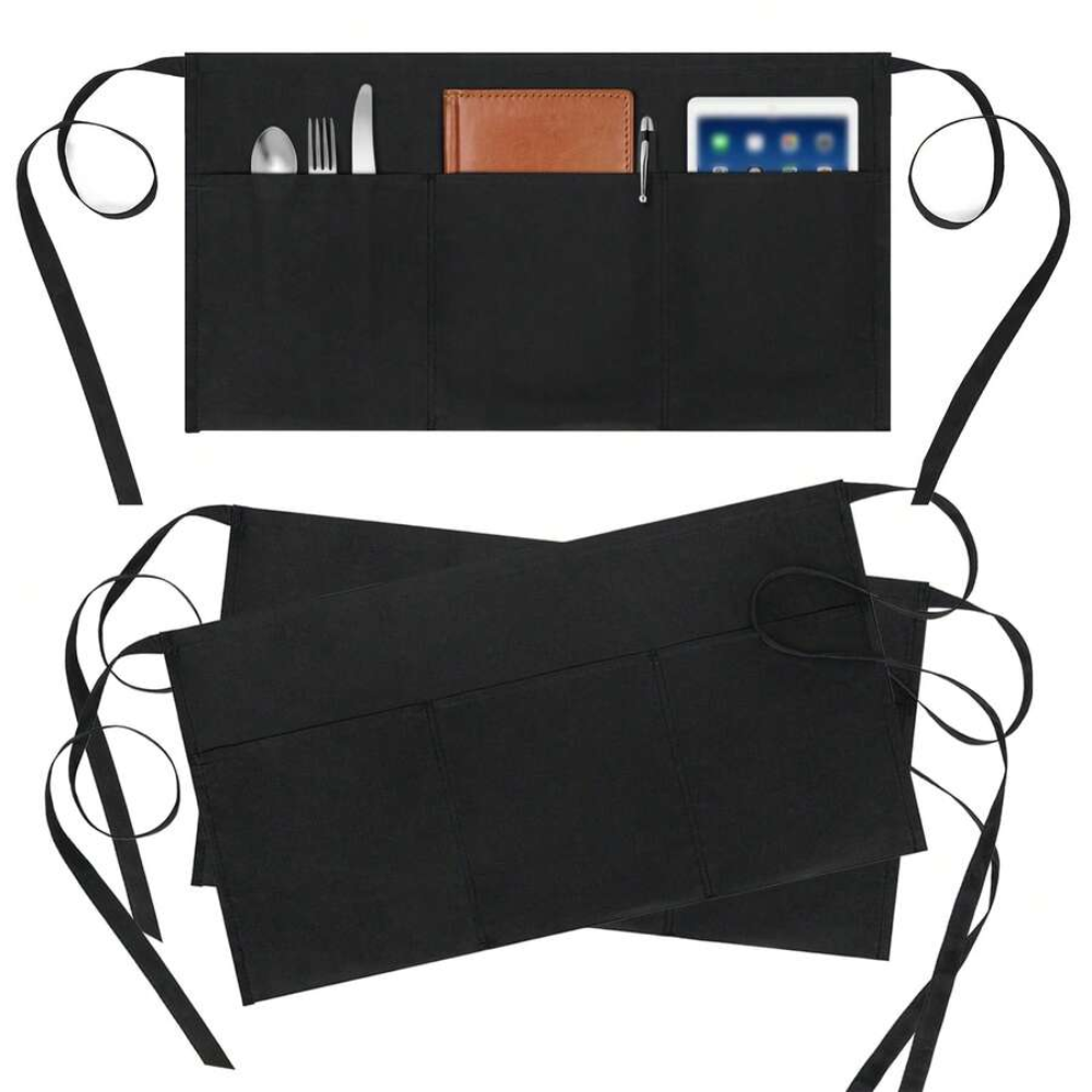 Waterproof Oil Resistant Apron With 3 Pockets For Women