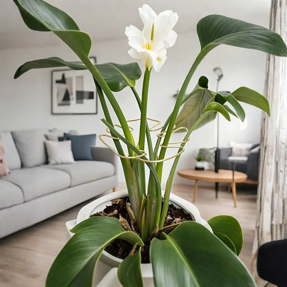 Turtle Shell Bamboo Plant Support System For Climbing Plant Growth For Healthy Aesthetic Support