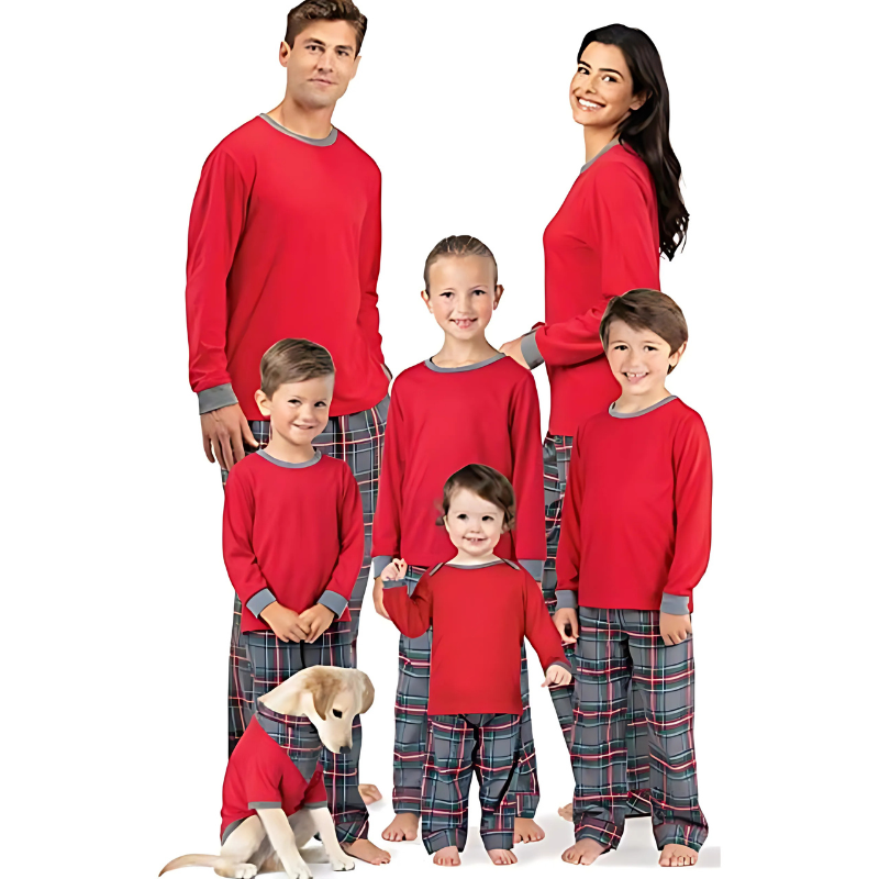 Plaid Matching Christmas Pajamas-Viral Super Shop