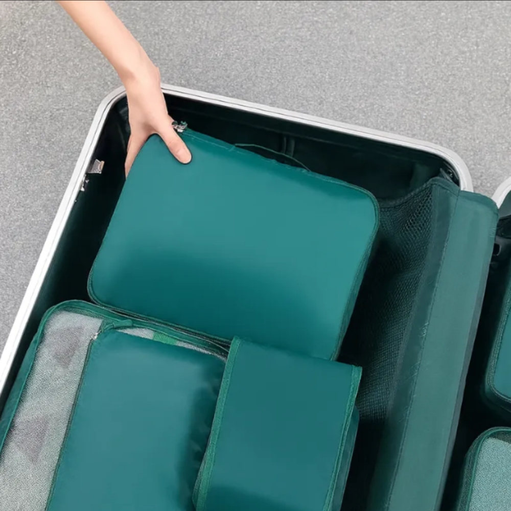 8 Set Packing Cubes Luggage Packing Organizers For Travel Accessories