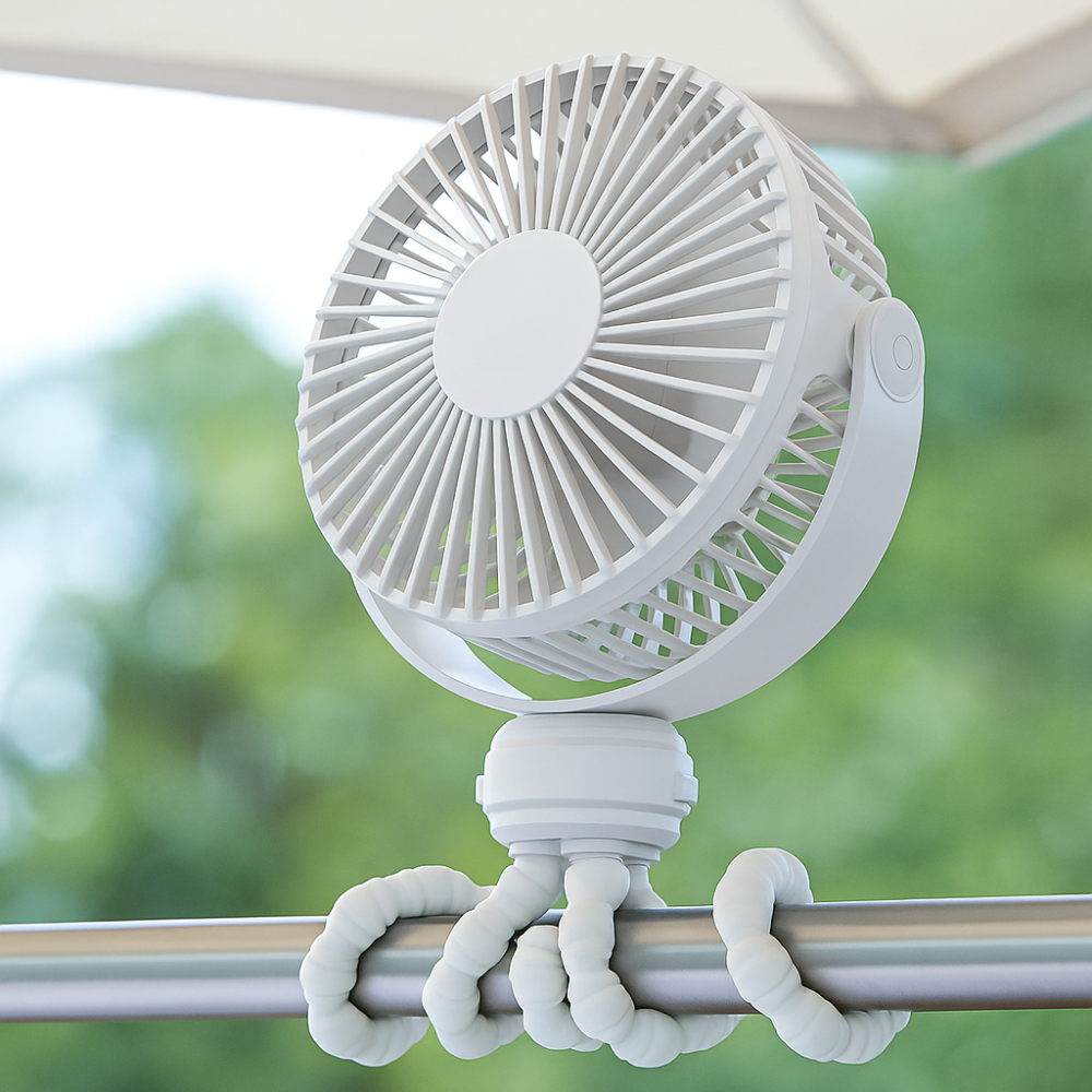 Battery Operated Mini Portable Stroller Fan