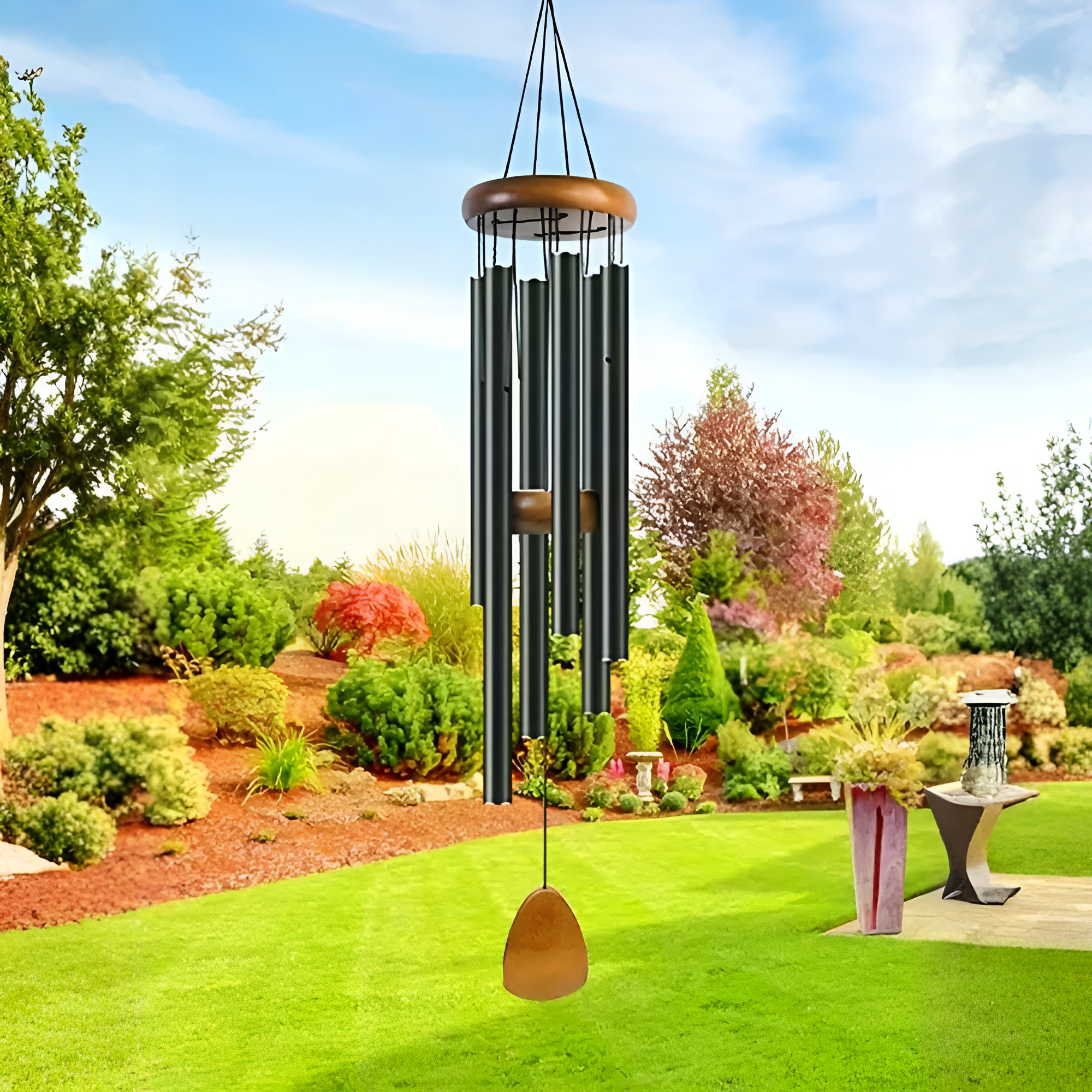 Classic Design Extra Large Wind Chime With 6 Tubes For Garden Decor