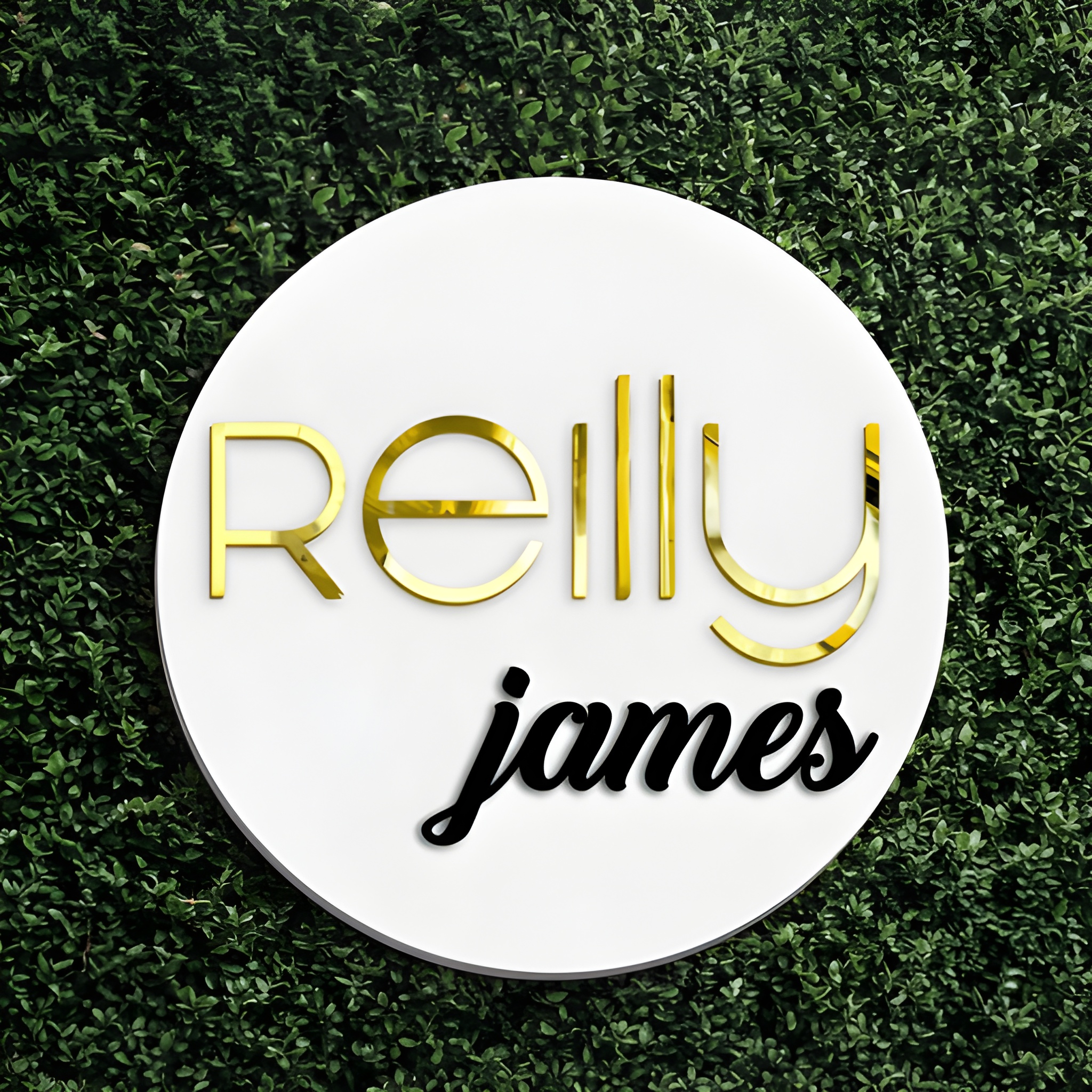 1 Piece Wall Mounted Acrylic Sign With Custom Logo And Text