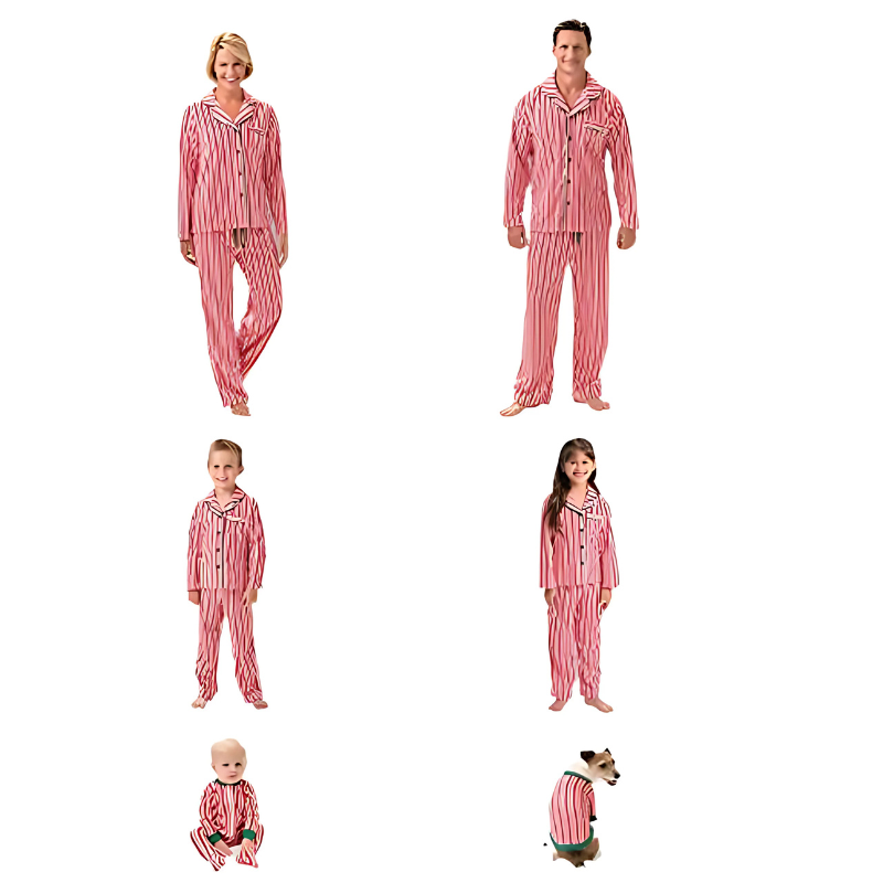 Classical Cozy Matching Family Pajama Sets-Viral Super Shop