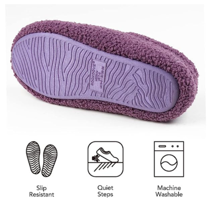 Teddy Fleece Closed Back Indoor Slipper-Viral Super Shop