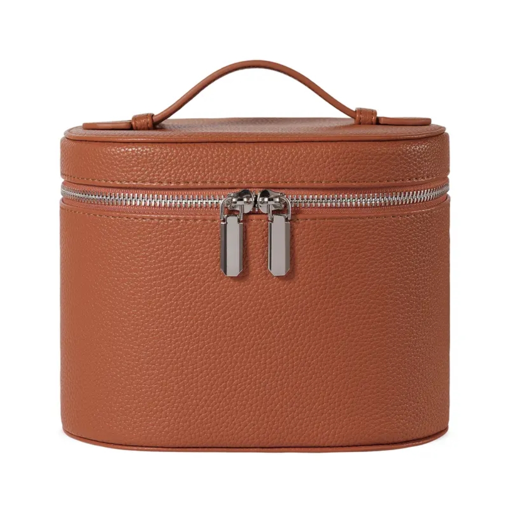 Makeup Organizer Bag with Removable Divider Travel Toiletry Cosmetic Case for Women